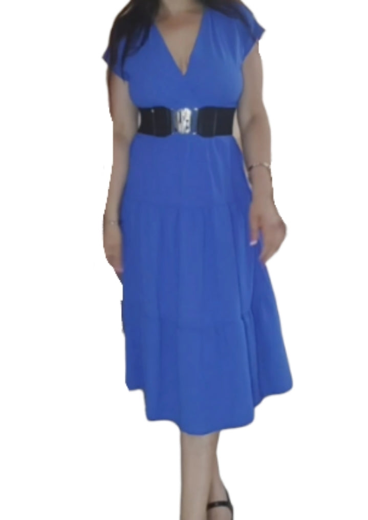 Vestito scollo a incrocio