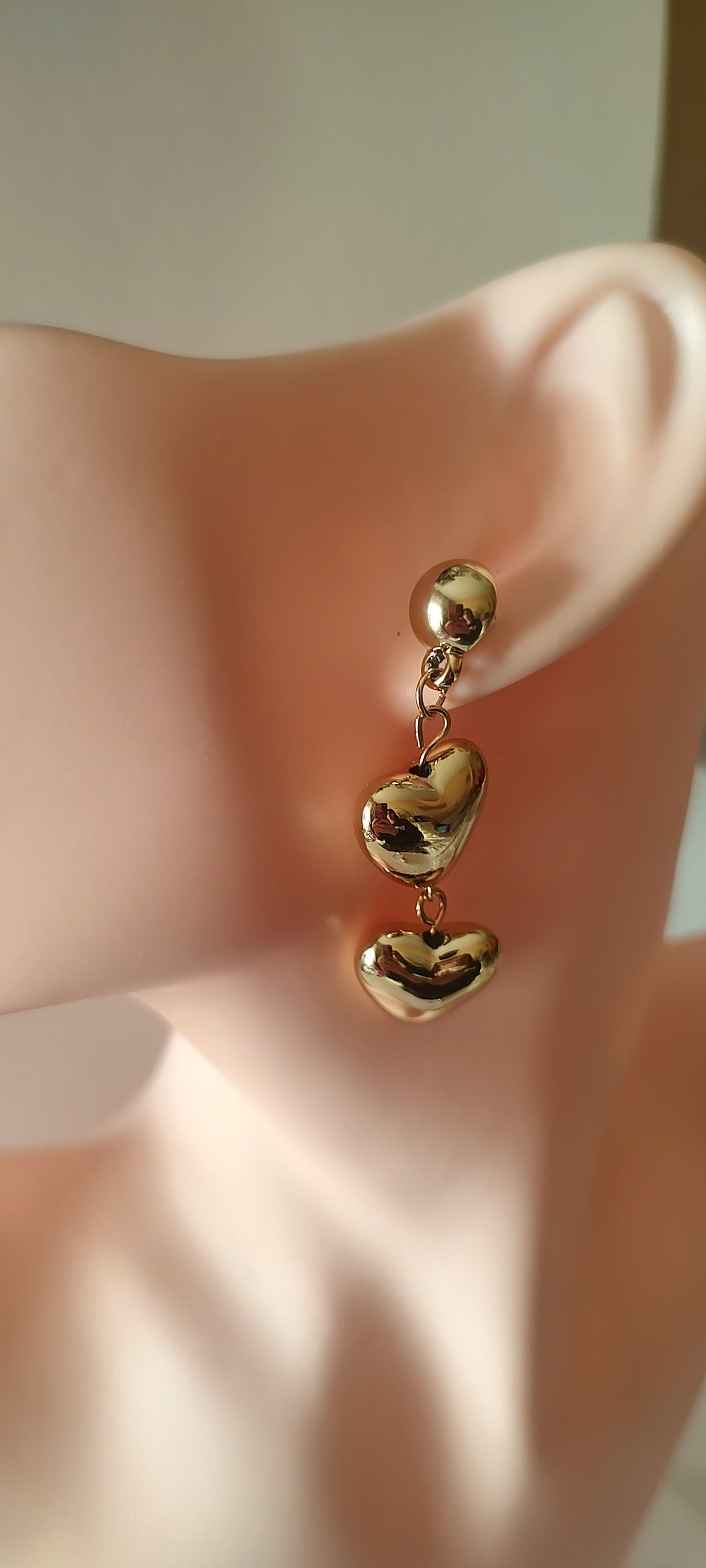 Orecchini cuore Double