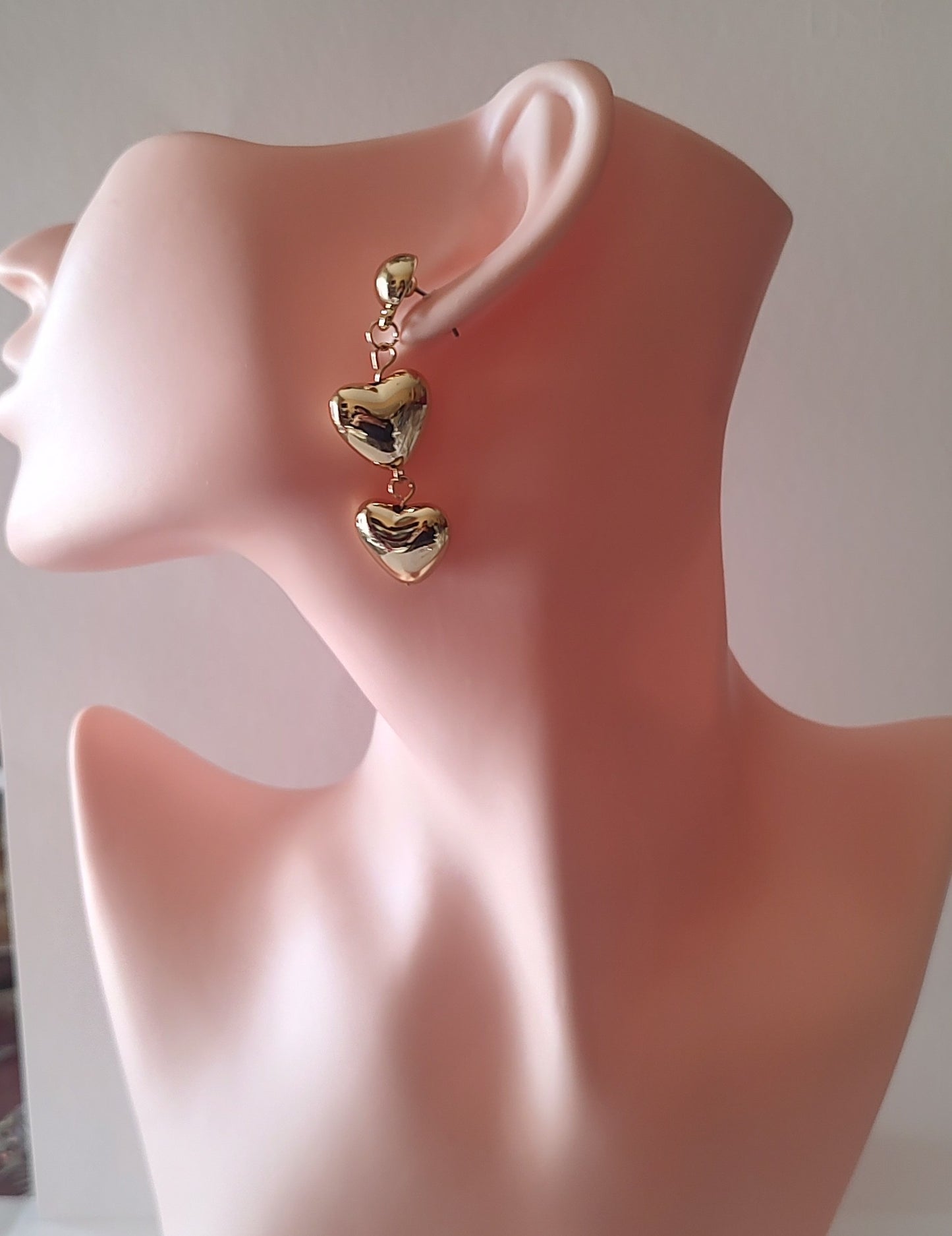 Orecchini cuore Double