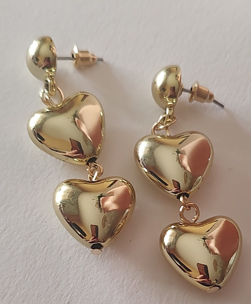 Orecchini cuore Double