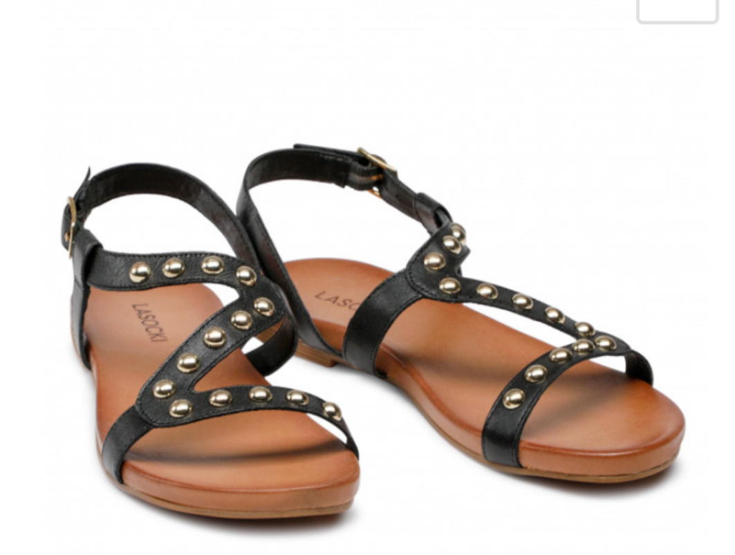 Sandaletto con borchie