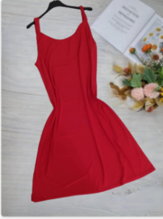 Vestito curvy con bretelle in viscosa