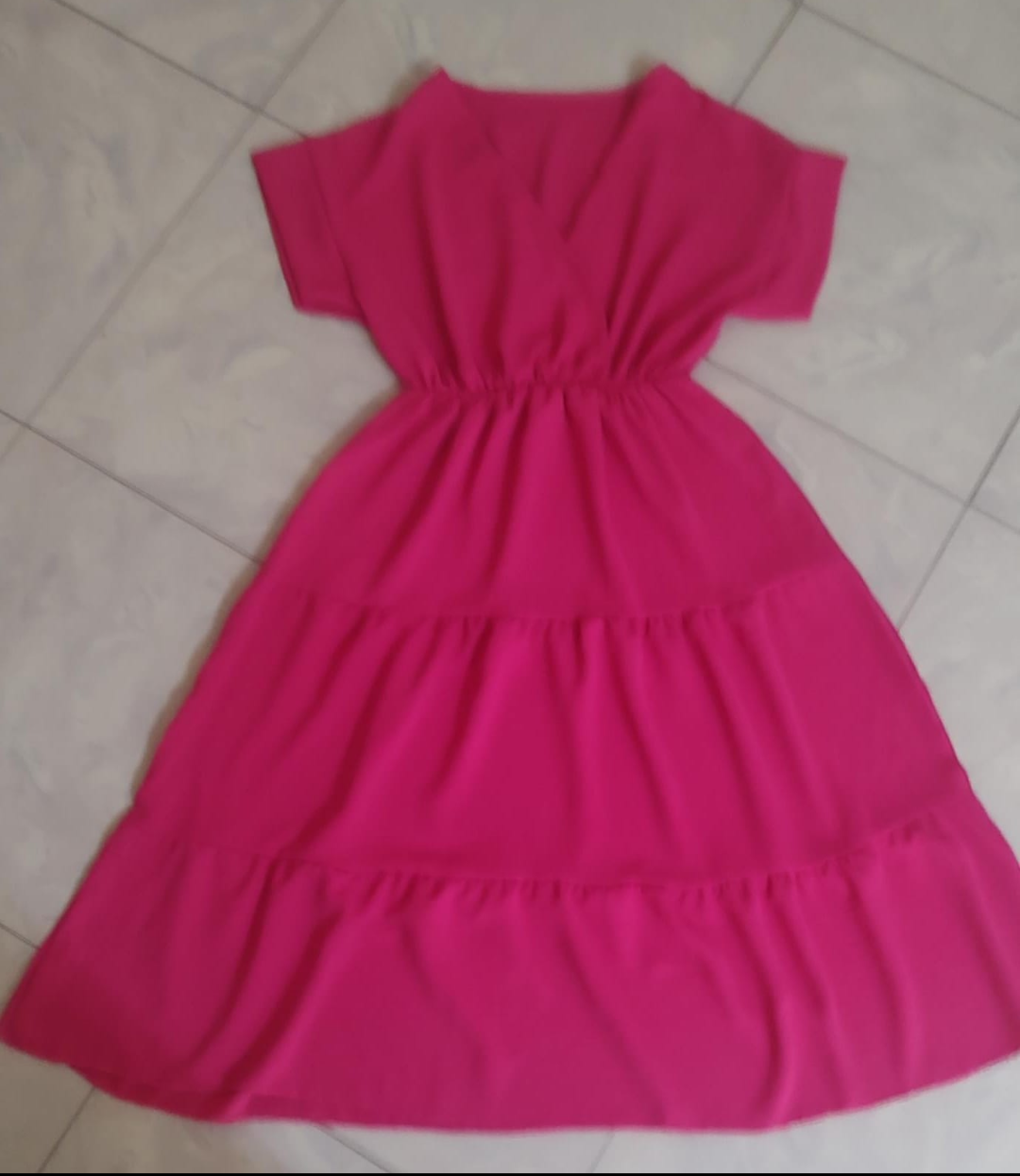 Vestito scollo a incrocio