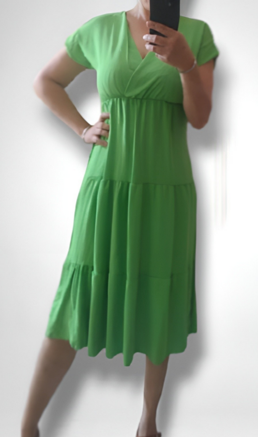 Vestito scollo a incrocio