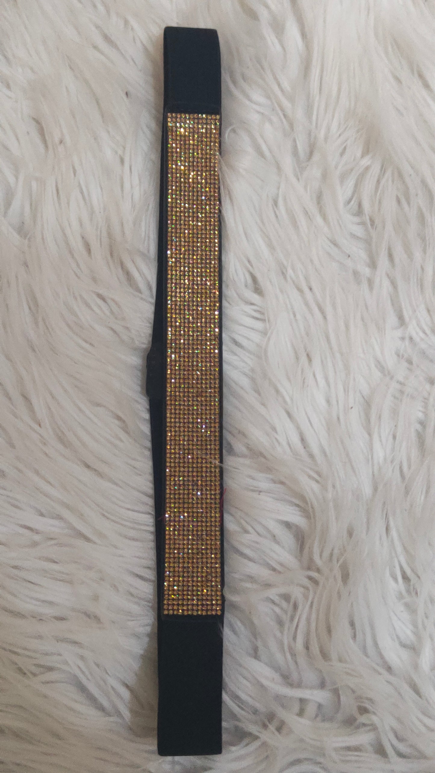 cinta con paillettes elastica