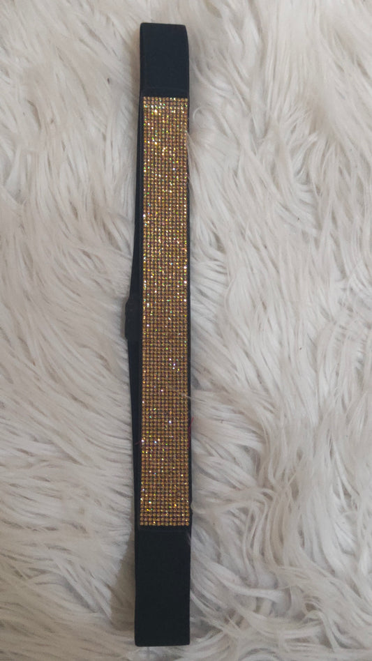cinta con paillettes elastica