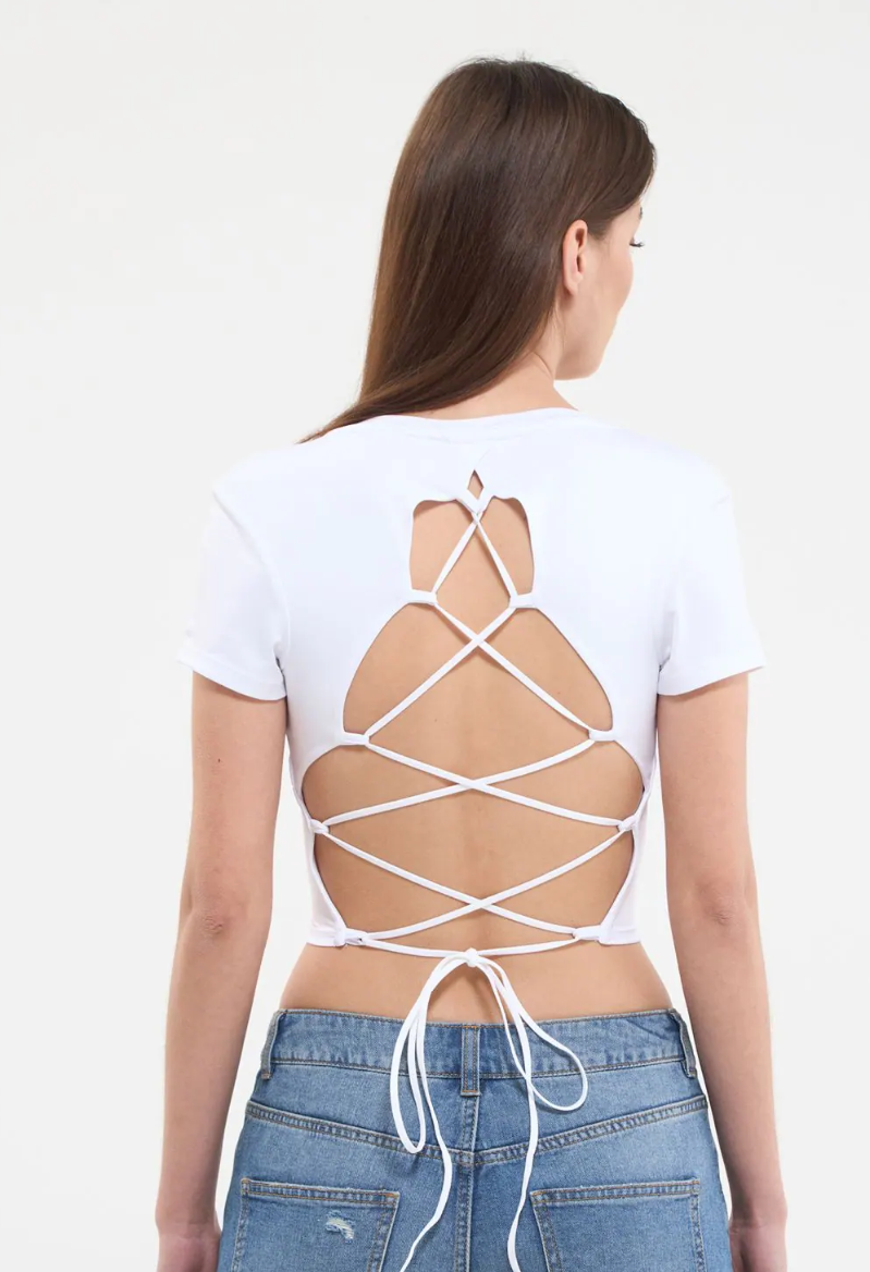 Crop/top a incrocio
